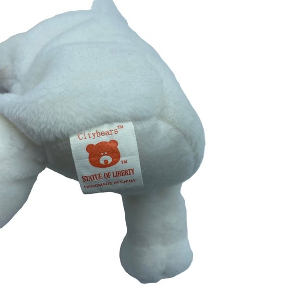 Citybears New York Statue of Liberty Teddy Bear Plush Stuffed Animal 6" sitting - Picture 4 of 7